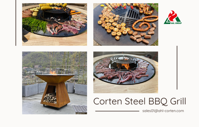 Corten Steel BBQ Grill